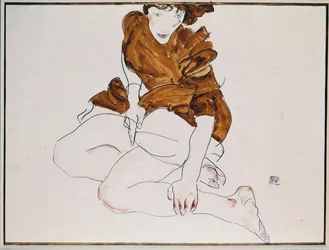 Mujer sentada, 1912